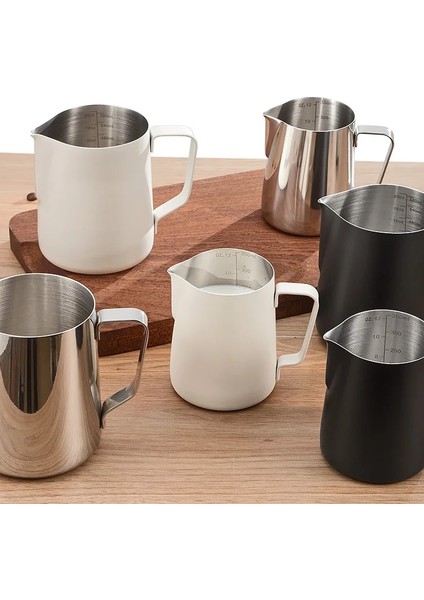 350 ml Orijinal 350/600 ml Paslanmaz Çelik V-Ağız Süt Köpürtme Sürahi Köpük Süt Sürahisi Kahve Eşyaları Barista Zanaat Süt Kabarcık Kavanoz Aile Kafe (Yurt Dışından) modelleri