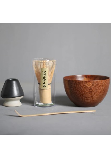 02 4 Adet Matcha Çay Seti Ev Ofis Salonu Çay Yapma Araçları Ahşap Çay Kaseleri Baaburi Aksesuarları Japon Çay Töreni Hediyeler (Yurt Dışından) modelleri