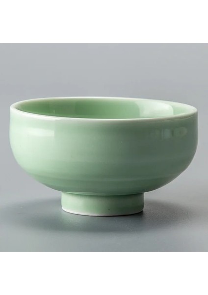 B5 Seramik Porselen Çay Bardağı Teaware Seladonlar Çay Seti Fincan Kung Fu Çay Bardağı Erik Yeşil Çay Bardağı Şapka Fincan Bireysel Master Fincan (Yurt Dışından)