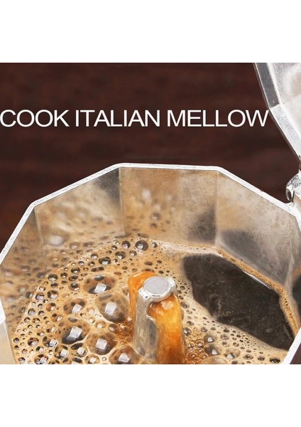 600 ml Alüminyum Moka Pot Kahve Gereçleri 1/3/6/9/12 Fincan Kapasiteli Kahve Makinesi Sekizgen Şekil Cafe Makinesi Barista Aksesuarları (Yurt Dışından) fırsatları