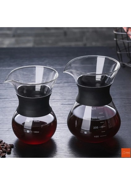 400 ml Cam Cezve Manuel Espresso Kahve Makinesi Paslanmaz Çelik Kahve Filtresi Dayanıklı Kahve Damla Paylaşımı Pot Coffeeware 400/600 ml (Yurt Dışından)