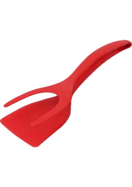 Kırmızı 2 In 1 Mutfak Maşası Pişirme Kapları Barbekü Izgara Maşası Yapışmaz Ekmek Pişirme Maşası Pişirme Gadget'ı Mutfak Eşyası Için (Yurt Dışından)