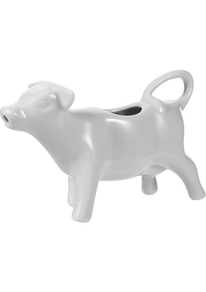 Inek 40 ml Sürahi Kremalı Süt Seramik Kahve Mini Sos Sürahisi Sos Dökücü Inek Kolu Bardak Dağıtıcı Tekne Köpürtme Porselen Şurup Hayvan (Yurt Dışından) fiyatları