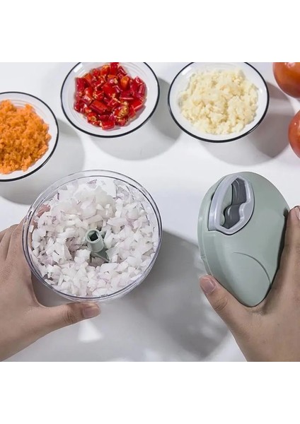 500ML Gıda Sarımsak Presi Kırıcı Manuel Sarımsak Presi Meyve Parçalayıcı Çok Fonksiyonlu Kıyma Makinesi Sebze Kesici Mutfak Aracı (Yurt Dışından)