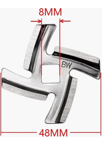 3 Adet 1/3 Adet Paslanmaz Çelik Iç Delik 8mm Kıyma Makinesi Parçaları Bıçak Mgb Serisi Kıyma Makinesi Yedek Aksesuar Bıçakları (Yurt Dışından) fırsatları
