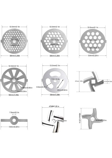 B Paslanmaz Çelik Öğütücü Diskler Plakalar Taşlama Bıçağı Öğütücü Disk (Yurt Dışından) fırsatları