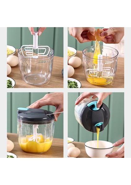 520ML-YEŞIL Beyaz El Çekme Kıyma Makinesi Güçlü Gıda Parçalayıcı Mikser Ev Sebze Kesici Kıyma Meyve Sebze Fındık Parçalayıcı Mutfak Aletleri (Yurt Dışından) indirimleri