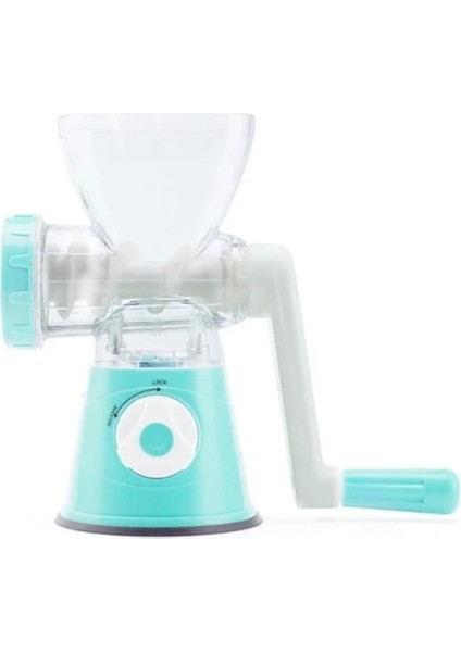 Mavi Manuel Et Kıyma Mutfak Robotu Öğütücü Taşınabilir Blender Sosis Makinesi Doldurma Paslanmaz Çelik Sığır Balık Domuz Eti (Yurt Dışından)