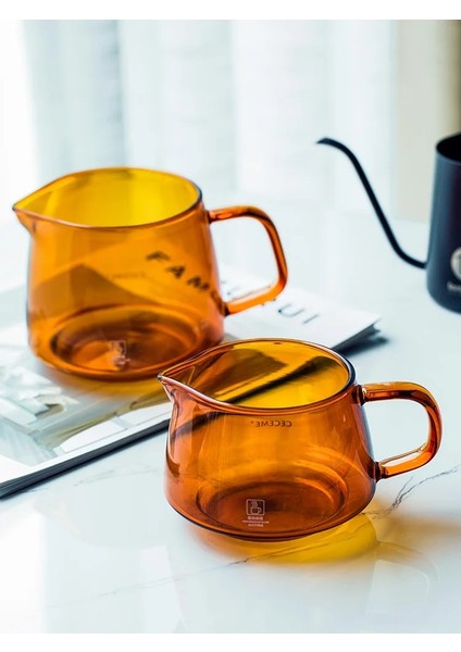300ML Sürahi Damla Cezve 300ML 500ML V60 Cam Aralığı Sunucu Su Isıtıcısı Brewer Barista Percolator Üzerine Dökün Temizle#6 (Yurt Dışından)