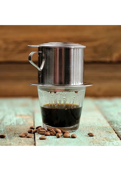 No.9 Vietnamca Phin Kahve Damlama Fincan Filtresi Paslanmaz Çelik Geleneksel Vietnam Kahve Makinesi Kahve Demleme Aracı Ofis, Ev Için (Yurt Dışından) fiyatları