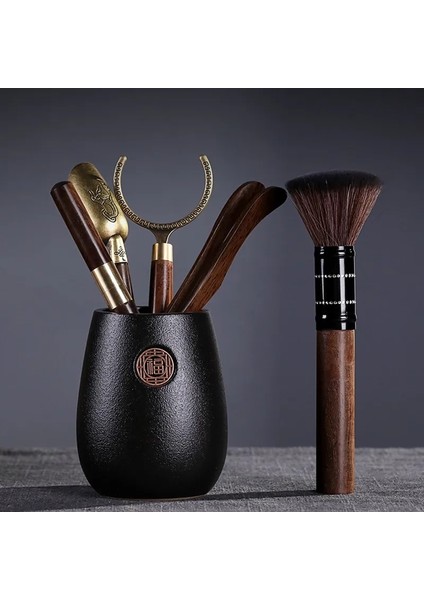 Bordo Çay Töreni Altı Beyler Seti Kung Fu Çay Seti Aksesuarları Abanoz Ansiklopedisi Çay Yapma Araçları Çay Klip Kaşık Çay Sanat Aksesuarla (Yurt Dışından) fiyatları