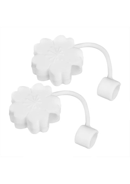Beyaz Kiraz Çiçeği 2 Adet Güzel Sakura Dekor Yaratıcı Fincan Aksesuarları Plastik (Pembe Sakura) (Yurt Dışından)