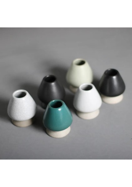 07 6x7 cm Seramik Matcha Tutucu Matcha Çırpma Standı Chasen Tutucu Japon Yeşil Çay Çırpma Tutucu (Yurt Dışından)