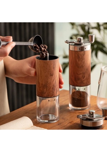 B Taşınabilir Manuel Kahve Değirmeni El Krank Kahve Değirmeni Ahşap Tahıl Kahve Aksesuarları Manuel Kahve Çekirdeği El Değirmeni Moledor (Yurt Dışından) modelleri