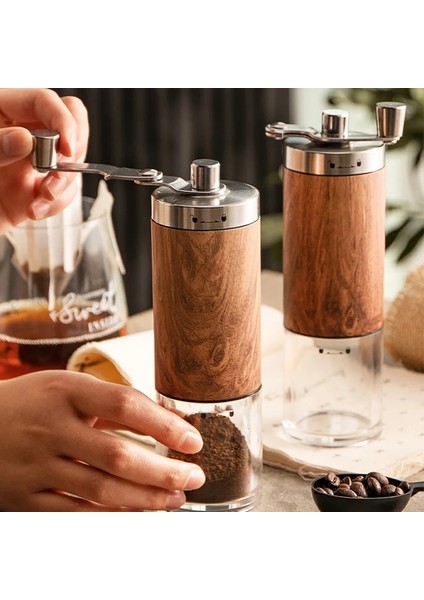 B Taşınabilir Manuel Kahve Değirmeni El Krank Kahve Değirmeni Ahşap Tahıl Kahve Aksesuarları Manuel Kahve Çekirdeği El Değirmeni Moledor (Yurt Dışından) fırsatları