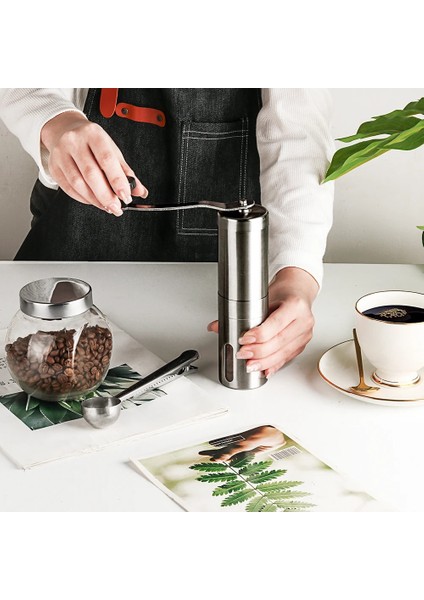 Walfos 18 cm Manuel Kahve Değirmeni Mini Paslanmaz Çelik El El Yapımı Kahve Çekirdeği Çapak Öğütücüler Değirmen Mutfak Aracı Öğütücüler Kahve Aksesuarları (Yurt Dışından) modelleri