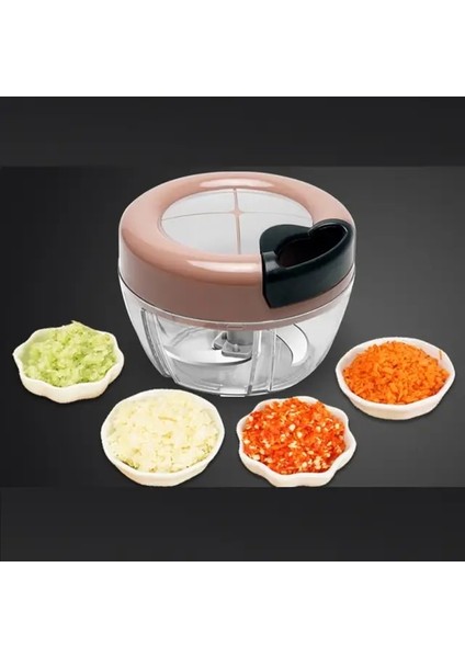 Lotus Kısa Manuel Gıda Parçalayıcı Çekme Dize Sebze Doğrayıcı Meyve Kuruyemiş Soğan Kıyıcı El Çekme Kıyma Blender Mikser Mutfak Aletleri Cocina (Yurt Dışından)