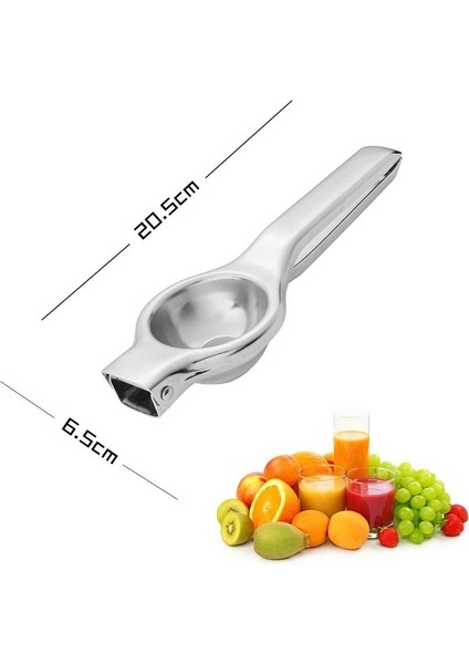 Gümüş Limon Sıkacağı Paslanmaz Çelik El Manuel Sıkacağı Kireç Limon Portakal Meyve Sıkacağı El Basın Narenciye Sıkacağı (Yurt Dışından) fırsatları