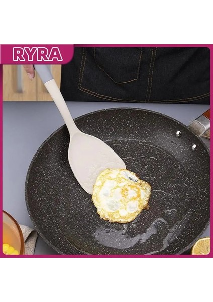 Gök Mavisi Kepçe Mutfak Tavada Kızartma Spatula Rahat Kavrama Yüksek Sıcaklık Dayanımı Yapışmaz Spatula Yemek Kaşığı Mutfak Aksesuarları (Yurt Dışından) fiyatları
