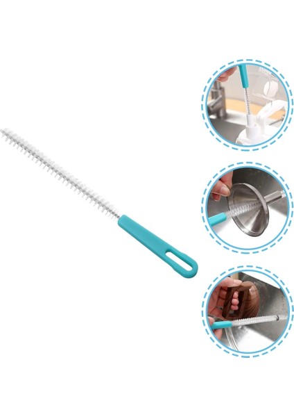 Yeşil 5 Adet Uzun Çim Samanı Temizleyici Esnek Hortum Fırçası Naylon Boru Tüp Biberon Fırçaları Su Bardağı Lotus Kök Deliği (Yurt Dışından) fiyatları