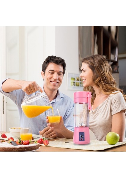 Açık Yeşil 2 Bıçak 2/4 Kesici Mini Taşınabilir Sıkacakları USB Elektrikli Mikser Meyve Smoothie Blender Makinesi Mutfak Robotu Makinesi Meyve Suyu Sıkacağı (Yurt Dışından) fiyatları