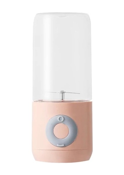 6 Bıçak Pembe Taşınabilir Blender Elektrikli USB Mikser Sıkacağı Makinesi 500 ml Mini Gıda Smoothie Işlemcisi El Kişisel Meyve Sıkacağı Sıkacağı (Yurt Dışından)