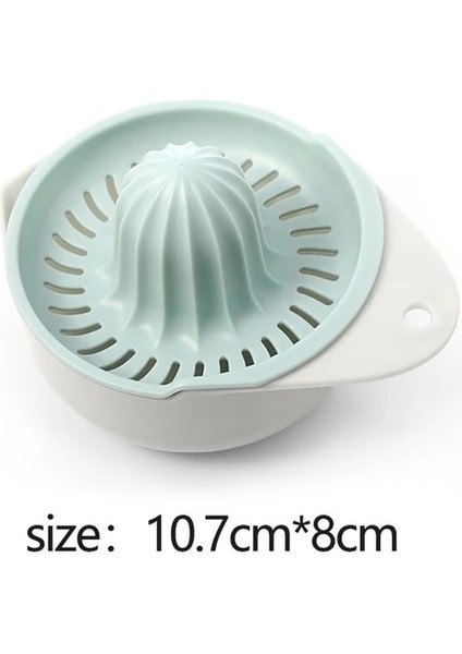 Yeşil Manuel Taşınabilir Narenciye Sıkacağı Mutfak Gereçleri Plastik Portakal Limon Sıkacağı Çok Fonksiyonlu Meyve Sıkacağı Makinesi Mutfak Aksesuarları (Yurt Dışından)