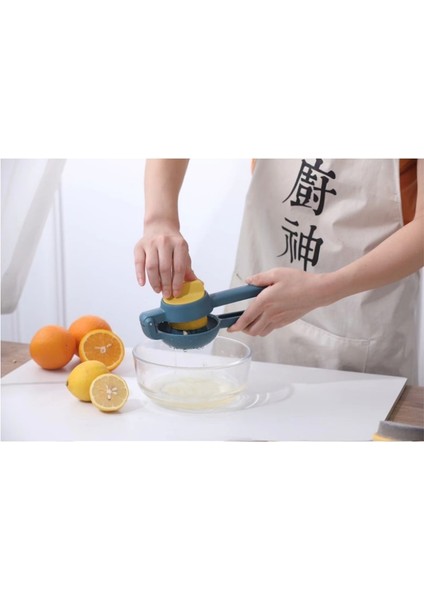 Mavi Manuel Sıkacakları Limon Sıkacağı Plastik Meyve Aracı El Basın Sıkacağı Taze Meyve Manuel Işlemciler Mutfak Aletleri (Yurt Dışından) fırsatları