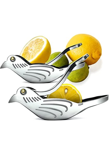 2 Adet Akrilik Limon Dilim Sıkacağı Kuş El Sıkacağı Narenciye Kireç Portakal Meyve Suyu Presi Manuel Sıkma Metal Mutfak Gereçleri (Yurt Dışından) fiyatları