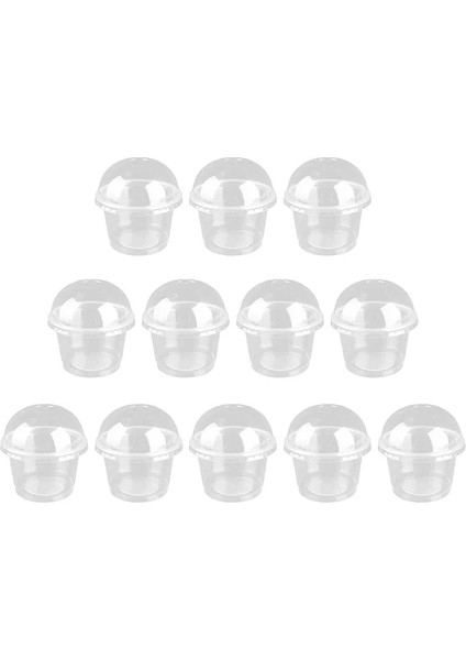 Şeffaf 20 Adet Tek Kullanımlık Tatlı Bardağı Cheesecake Taşınabilir Kek Kutusu Tatlı Kase Kek Ambalaj Kutusu Plastik Yoğurt Bardağı Mini Kek Hediye Kutuları (Yurt Dışından)