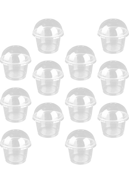 Şeffaf 20 Adet Tek Kullanımlık Tatlı Bardağı Cheesecake Taşınabilir Kek Kutusu Tatlı Kase Kek Ambalaj Kutusu Plastik Yoğurt Bardağı Mini Kek Hediye Kutuları (Yurt Dışından)