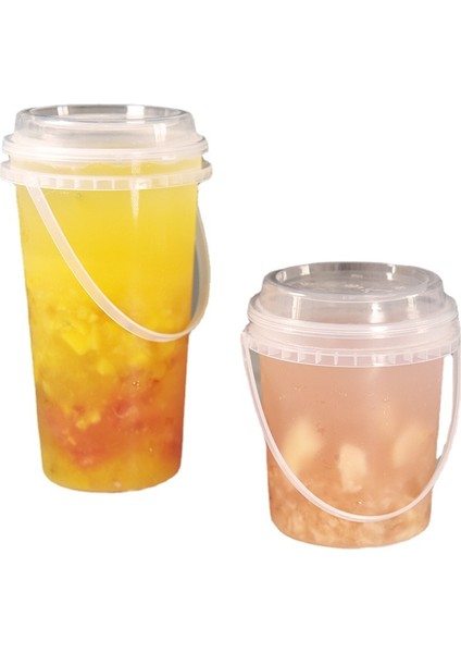 1000ML 1 Adet Plastik Kapaklı Bardaklar Büyük Kapasiteli 700ML/1000ML Kova Taşınabilir Süt Çay Bardağı Kapaklı ve Pipetli Şeffaf Bardaklar Yeniden Kullanılabilir (Yurt Dışından)