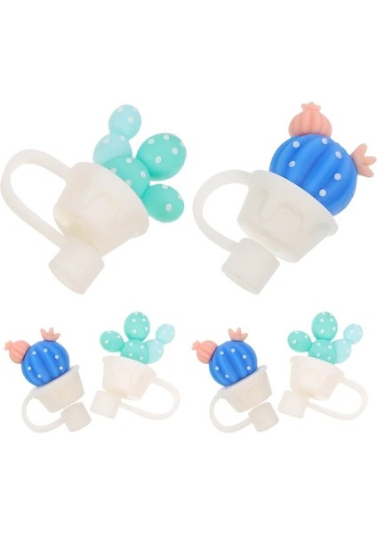 Çeşitli Renk 13.8x6 Adet Yaratıcı Saman Sahne Çevre Dostu Saman Fişleri Toz Geçirmez Komik Saman Kapakları (Yurt Dışından)