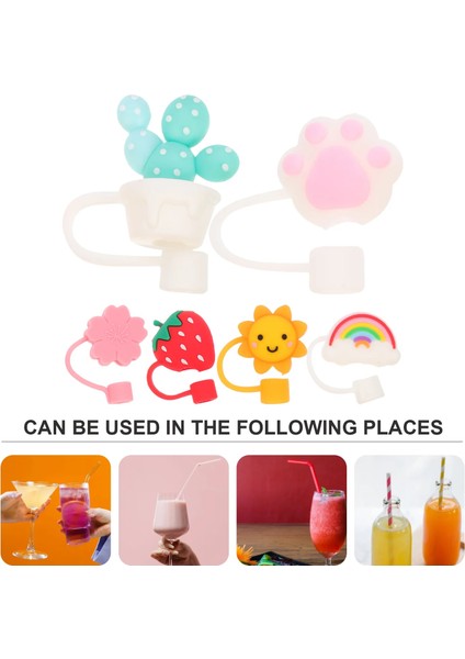 Çeşitli Renk 13.8x6 Adet Yaratıcı Saman Sahne Çevre Dostu Saman Fişleri Toz Geçirmez Komik Saman Kapakları (Yurt Dışından) indirimleri