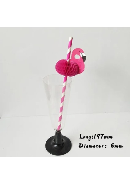 Kağıt 01 50 Adet 25/50 Adet Kağıt Payet Bükülebilir Flamingo Tropikal Şemsiye Ananas Kokteyl Içme Düğün Parti Meyve Suyu Içecek Saman (Yurt Dışından) fiyatları