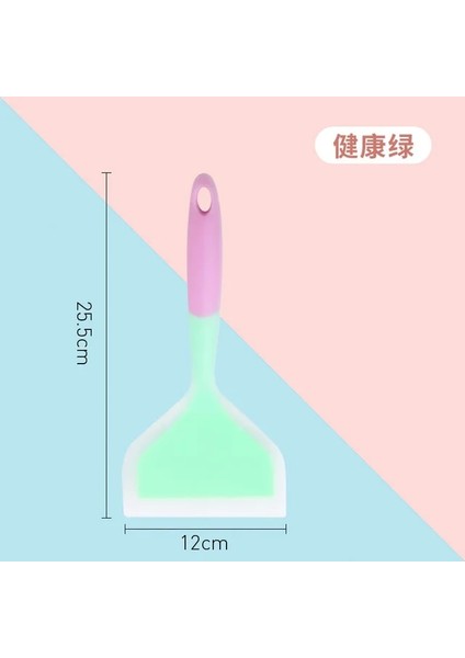 C7 Pro Ev Pişirme Gereçleri Silikon Spatula Sığır Eti Yumurta Mutfak Kazıyıcı Geniş Pizza Küreği Yapışmaz Çeviriciler Gıda Kaldırıcılar (Yurt Dışından)