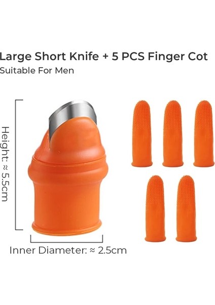 Büyük Boy Mutfak Alet Bahçe Sebze Bahçesi Parmak Koruma Meyve Üzüm Seçici Dişliler Kesme Sebze Hasat Araçları 2022 Yeni (Yurt Dışından)