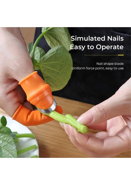 Büyük Boy Mutfak Alet Bahçe Sebze Bahçesi Parmak Koruma Meyve Üzüm Seçici Dişliler Kesme Sebze Hasat Araçları 2022 Yeni (Yurt Dışından) indirimleri