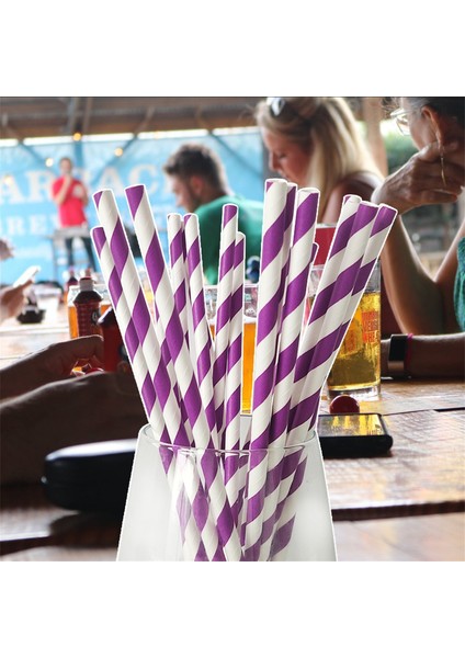 K Açık Pembe Mavi Mor Kağıt Pipet Biyobozunur Parti Pipet Erkek Kız Bebek Duş Cinsiyet Ortaya Doğum Günü Düğün Dekorasyon (Yurt Dışından) fiyatları