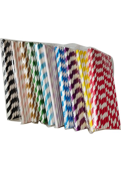 K Açık Pembe Mavi Mor Kağıt Pipet Biyobozunur Parti Pipet Erkek Kız Bebek Duş Cinsiyet Ortaya Doğum Günü Düğün Dekorasyon (Yurt Dışından) fırsatları