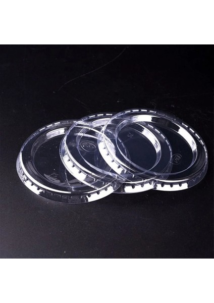 7.5x5.9x4.5cm 50 Adet 140ML Tek Kullanımlık Plastik Saklama Kutusu Şeffaf Porsiyon Bardaklar Kapaklı Kaseler Köpükler Sos Jöle Yoğurt (Yurt Dışından)