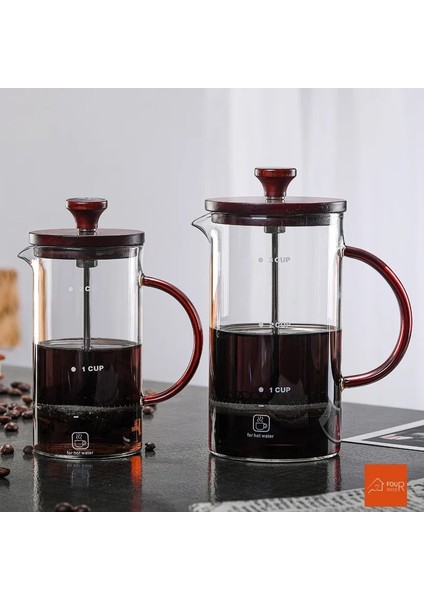 Zeytin Ağacı Kapaklı 400 ml Kahve Makinesi Fransız Basın Filtresi Çay Brewer Coffeeware Teaware Basit Basınçlı Cam Pot Kahve Makinesi El Punch Pot Çay Makinesi (Yurt Dışından) fiyatları