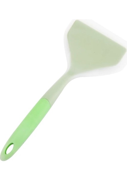 A - Çim Yeşili Gıda Sınıfı Silikon Spatula Sığır Eti Yumurta Mutfak Kazıyıcı Pizza Kürek Kek Pişirme Yapışmaz Tereyağı Pasta Kaşığı Spatula Araçları (Yurt Dışından)