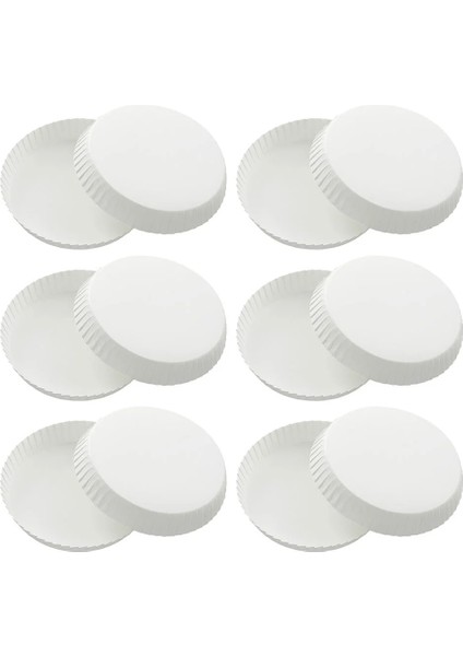 8.5x8.5x1.7cm 50 Adet Tek Kullanımlık Kağıt Bardak Kapağı Espresso Bardakları Kahve Kapakları Istiflenebilir Seyahat Kapakları (Yurt Dışından)