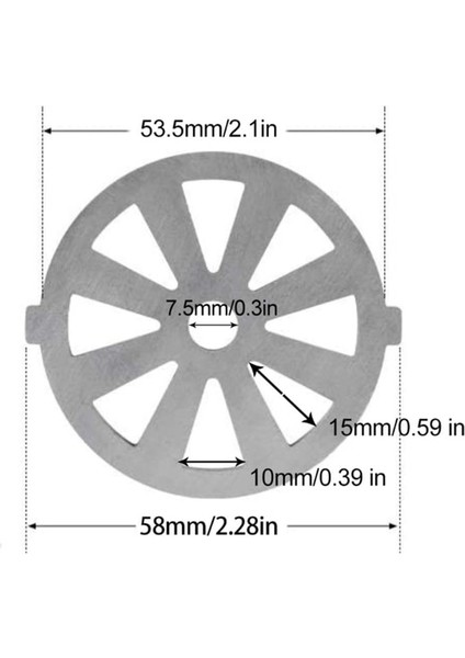 D Kıyma Bıçağı Paslanmaz Çelik Kıyma Plakası Disk Bıçak Delikli Kıyma Plakası Kıyma Bıçağı Mutfak Için G2AB (Yurt Dışından)