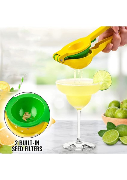 Sarı Limon Dilim Sıkacağı Narenciye Portakal Sıkacağı El Manuel Kireç Basın Suyu Meyve Üreticisi El Paslanmaz Çelik Mutfak Aracı Için (Yurt Dışından) fiyatları