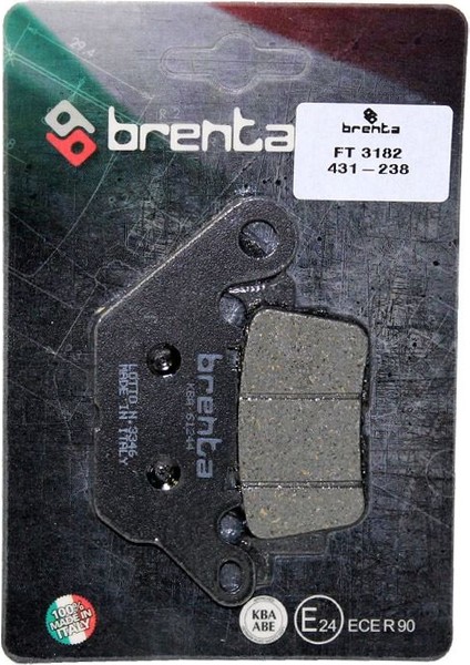 Yamaha N-Max 155 Ön Fren Balatası Brenta 1 Takım