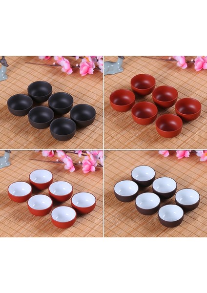 02 Yaratıcı 6 Adet Mor Kil Çay Bardağı, Puer Çay Bardağı Yixing Mor Çay Fincanı, Çin Kung Fu Bardak Çin Porselen Hediye (Yurt Dışından) fiyatları
