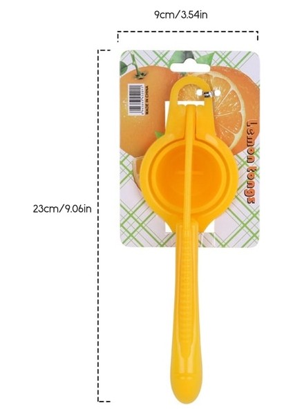 Sarı Manuel Limon Meyve Sıkacağı Makinesi Portakal Sıkacağı Mutfak Aletleri El Sıkacağı Vitamer Blender Taşınabilir Mini Meyve Suyu Yapma Makinesi (Yurt Dışından)