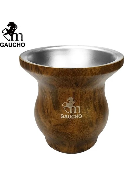 200-400ML 1 Adet/grup Gaucho Yerba Mate Su Kabakları Kupası 8 Oz Paslanmaz Çelik Arjantin Calabash 250 ml Süt Çay Kupa Çift Duvar Isı Yalıtımlı (Yurt Dışından)